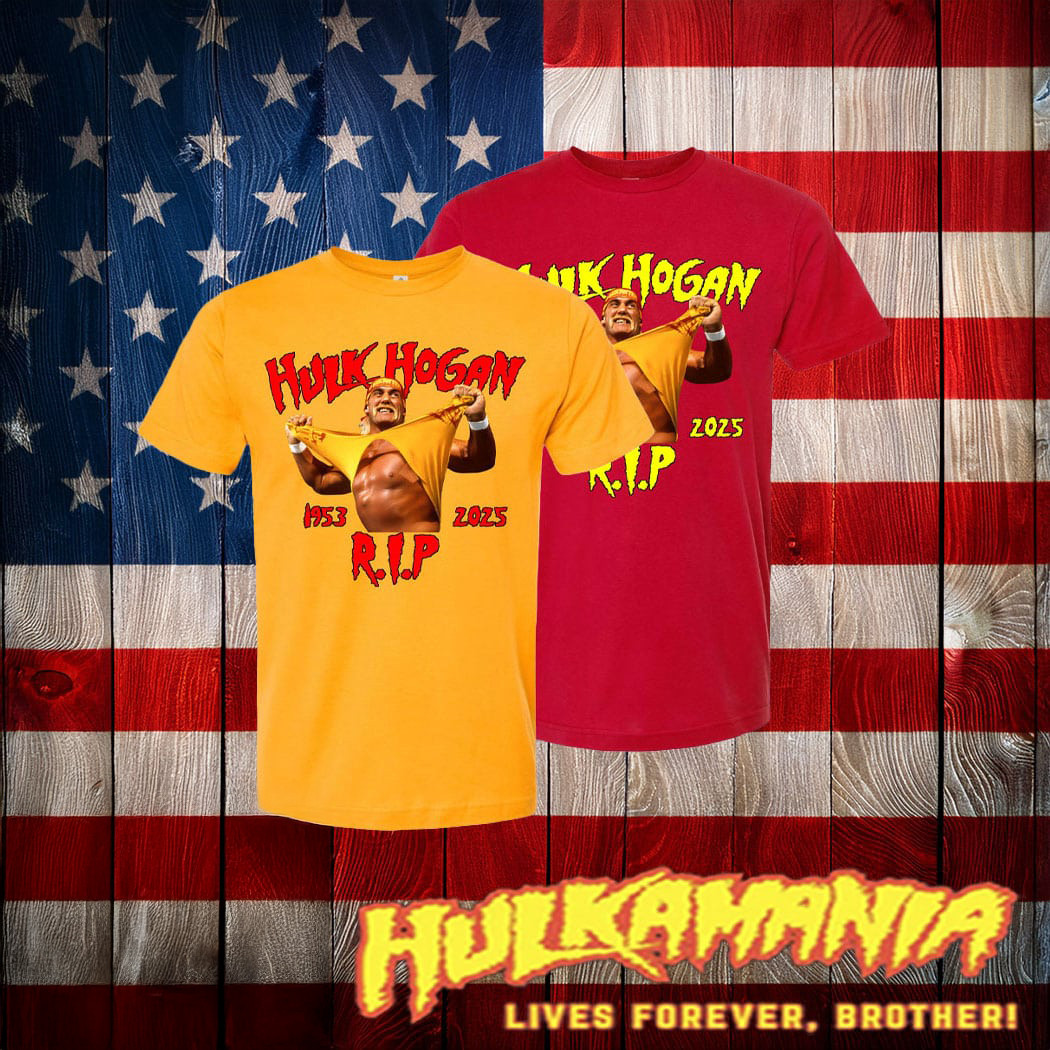 Hulk Hogan Rip 1953 2025 Tshirt Wrestling Legend Tribute Merch Gift