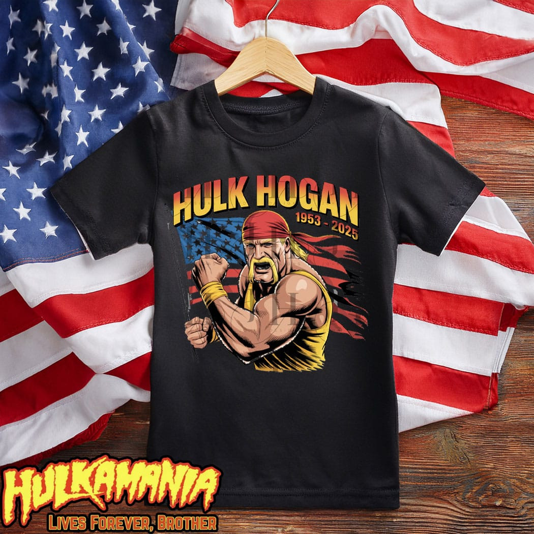 Hulk Hogan Rip 90s Wrestling Tribute Shirt In Loving Memory Merch For Fans