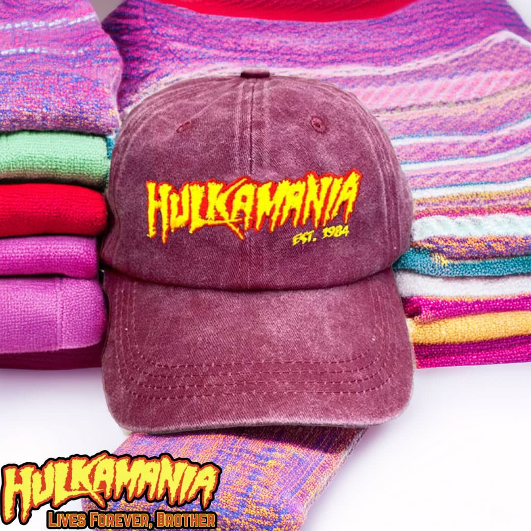 Hulkamania Baseball Hat Lives Forever Hat Memorial Gift For Hulkamania Fans