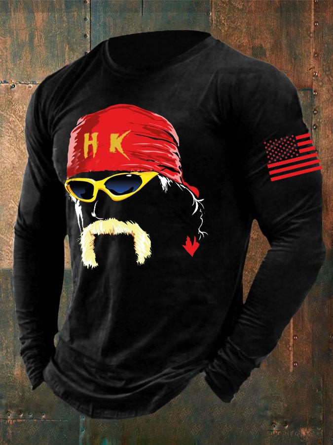 Hulkamania Legendary Wrestler Memorial Long Sleeve T-Shirt Gifts For Fans