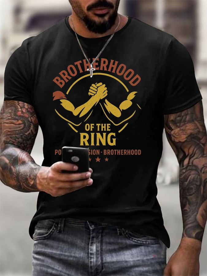 Hulkamania Legendary Wrestler Memorial T-Shirt Brotherhood Of The Ring Shirt