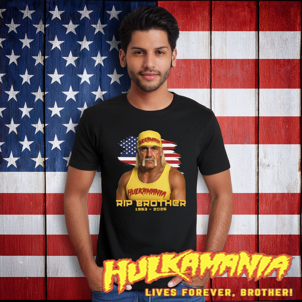Hulkamania Tribute 19532025 Memorial Tee Wrestling Icon Memorial Gift