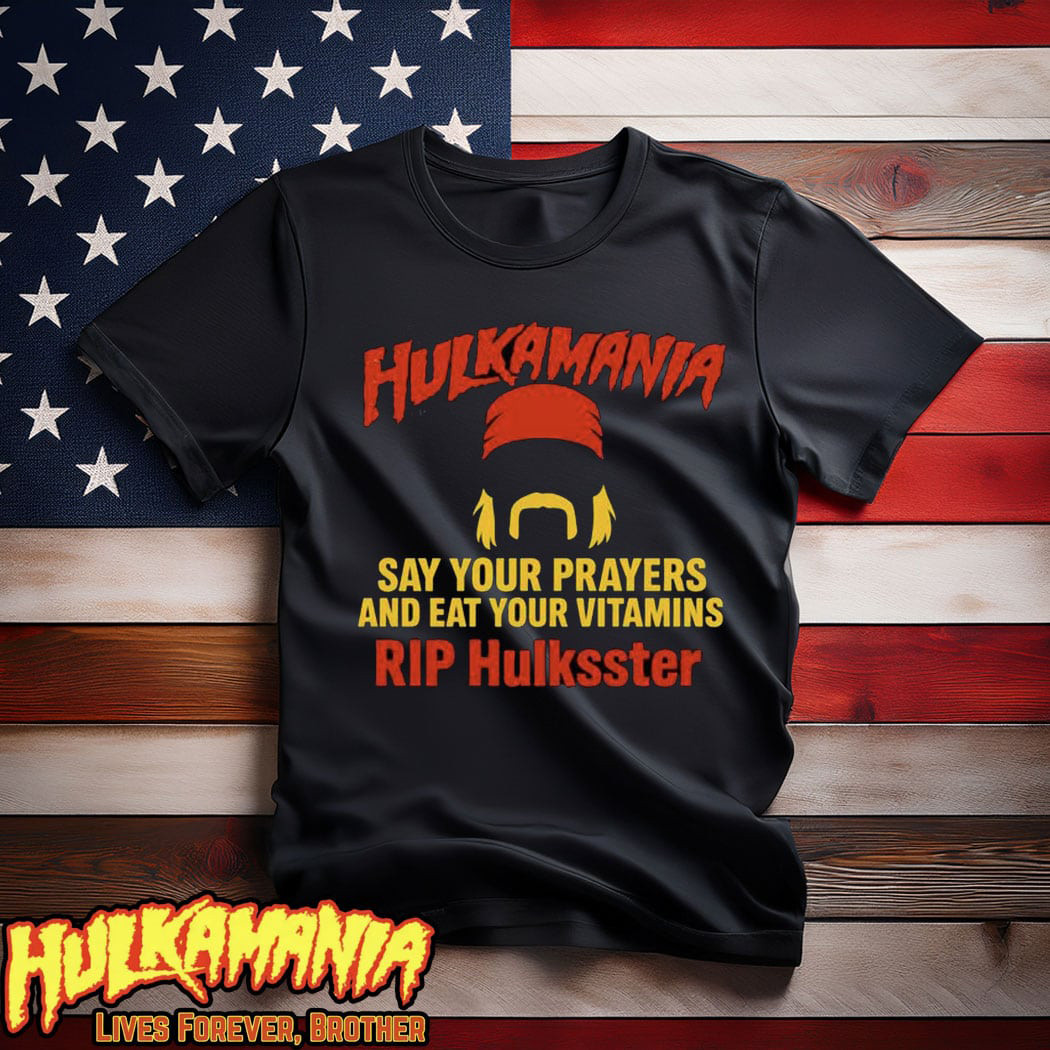 Hulkamania Tribute Tshirt Rip Hulk Hogan Shirt Legacy Lives On Gift For Fans