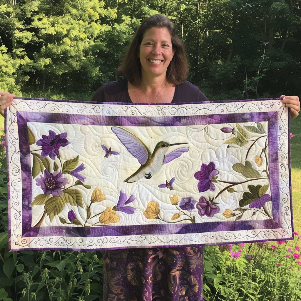 Hummingbird Quilted Table Runner Deocrations Beautiful Hummingbird Gifts For Grandma