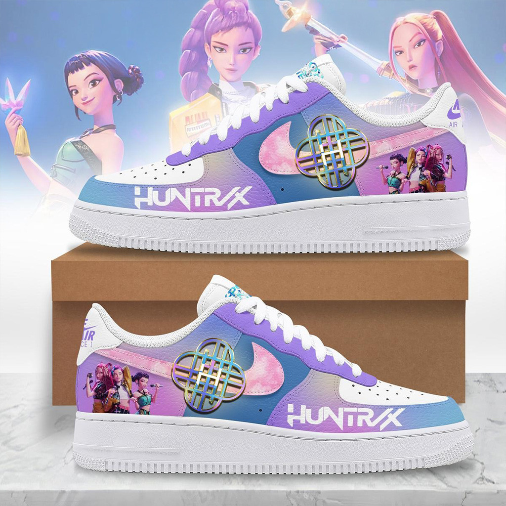Huntrix Kpop Demon Hunter Air Force 1 Shoes Fan Merch Gifts For Daughter