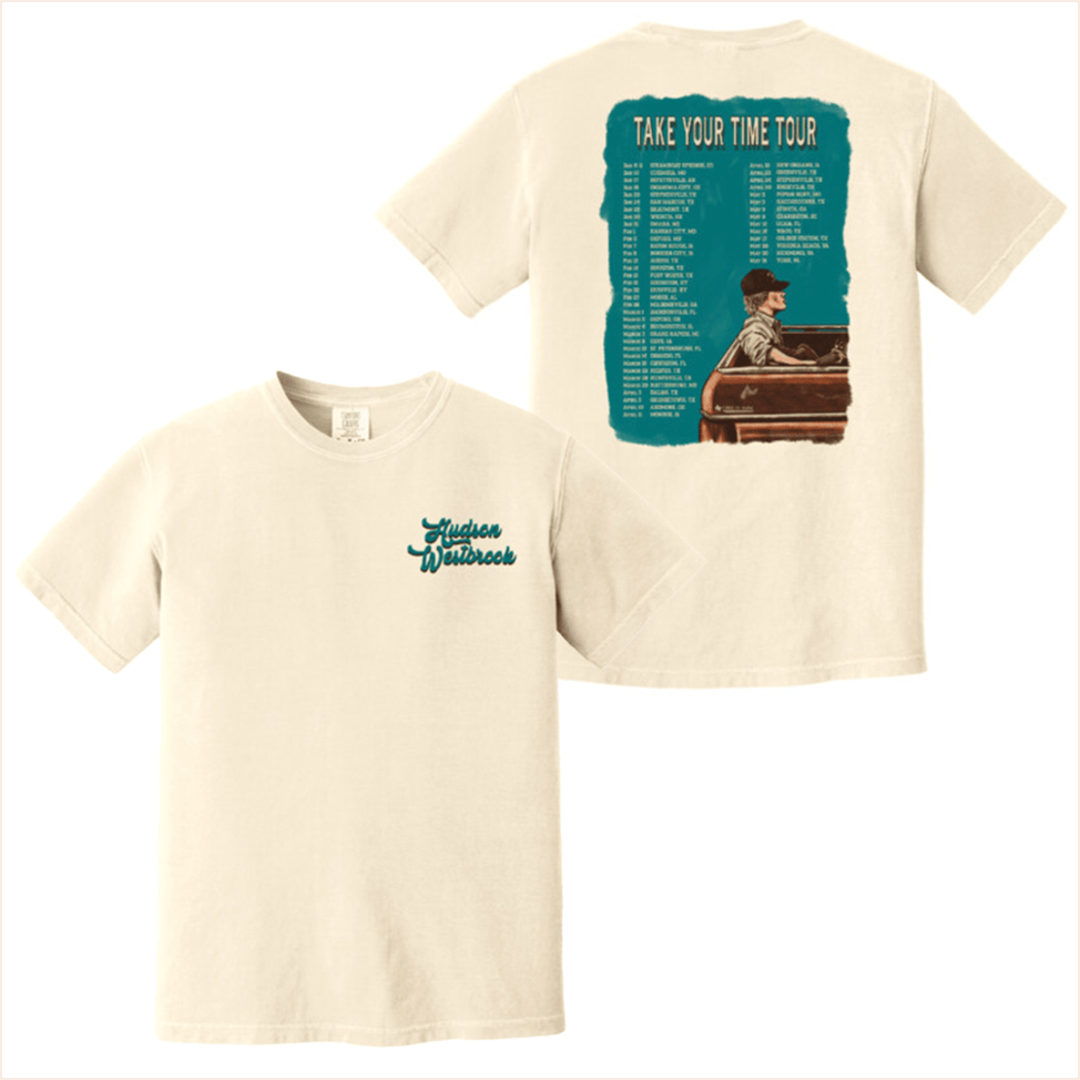 HW Take Your Time Tour T-Shirt Hudson Westbrook Merch Birthday Gifts For Father's Day Ideas
