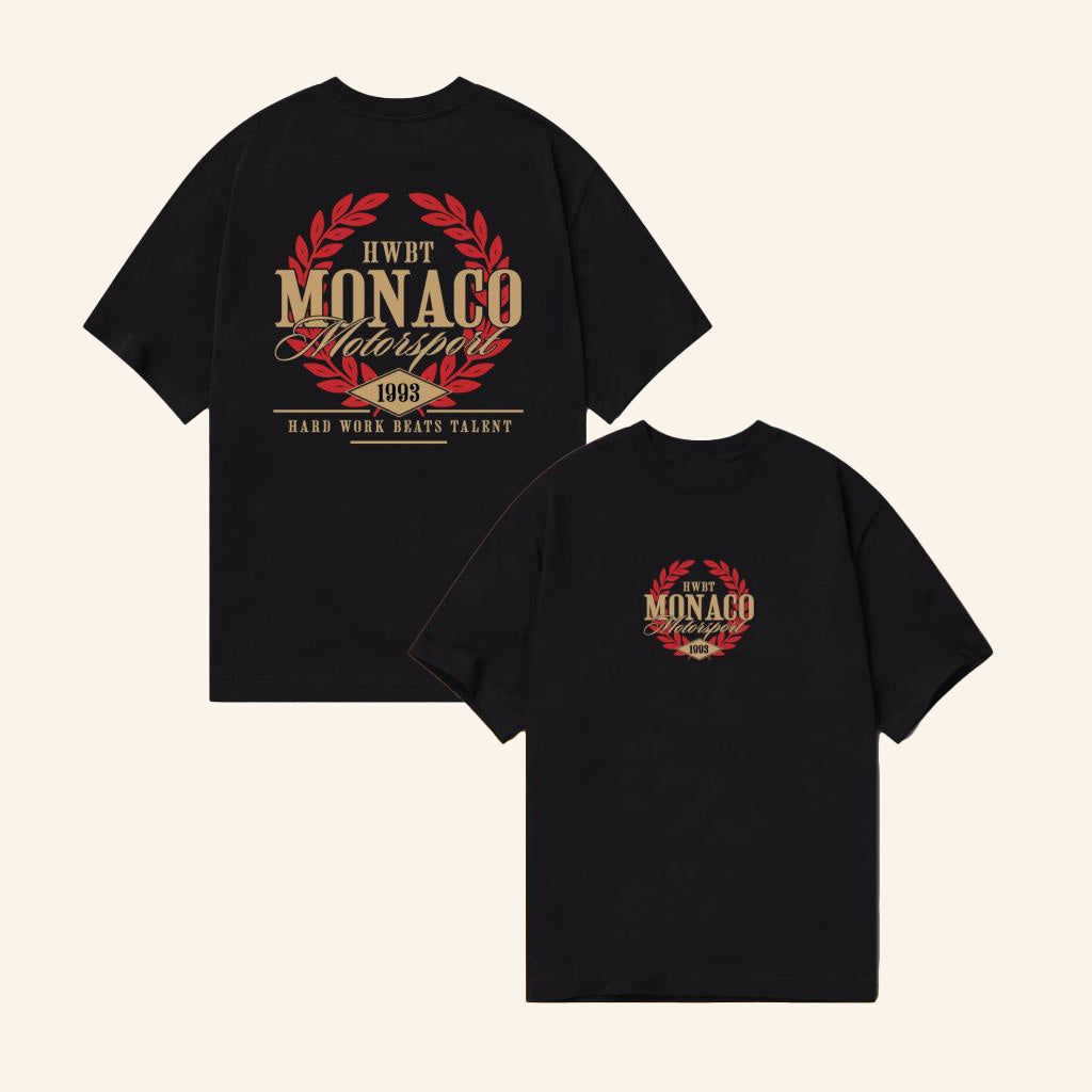 Hwbt Merch Monaco Black T-Shirt Unique Gifts For Dad