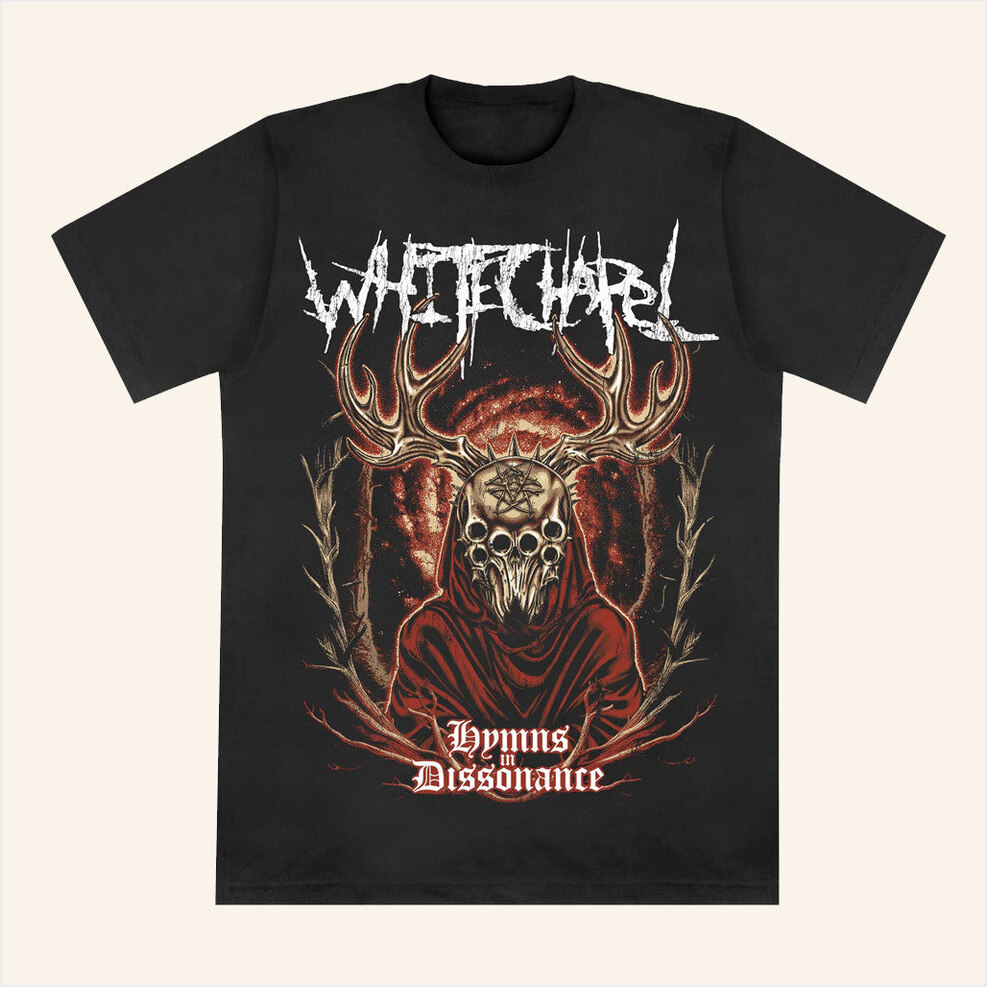 Hymns Black T-Shirt Whitechapel Band Merch Gift Ideas For Fans Birthday Gifts For Best Friend