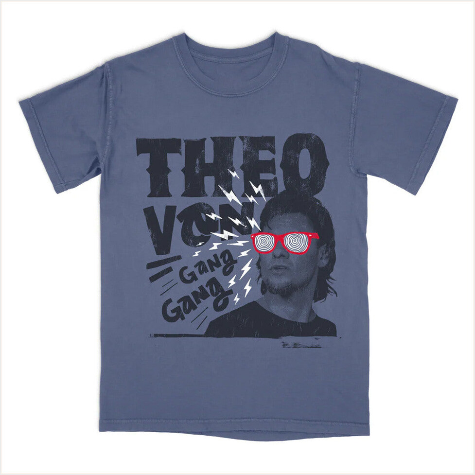 Hypno China Blue T-Shirt Theo Von Merch Present For Husband BFF Birthday Gifts