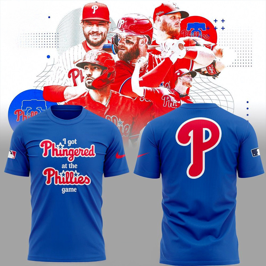 I Got Phingered At The Phillies Game Tshirt
