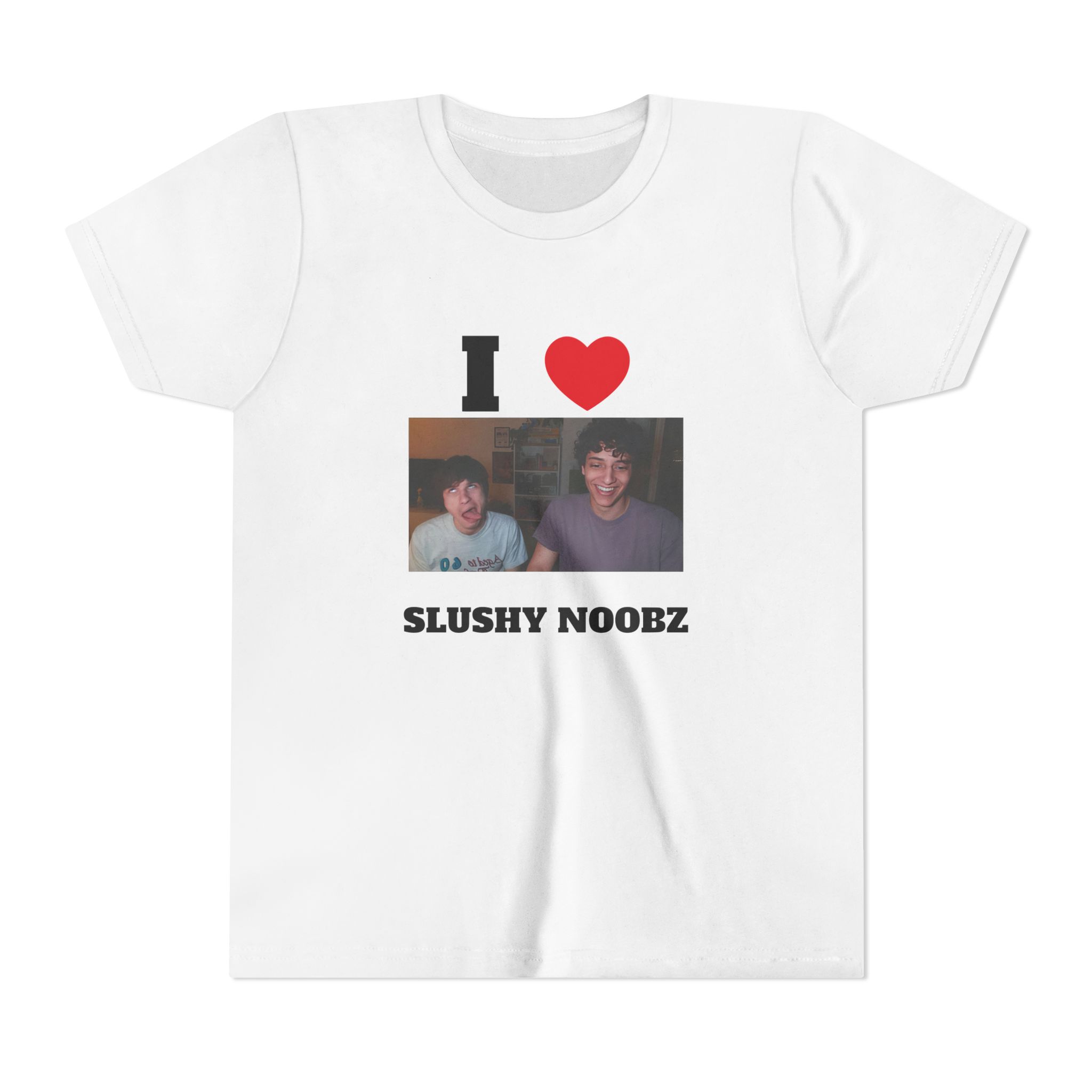 I Heart Slushy Noobz Youth Short Sleeve Tee Trendy Merch Gift For Him Her