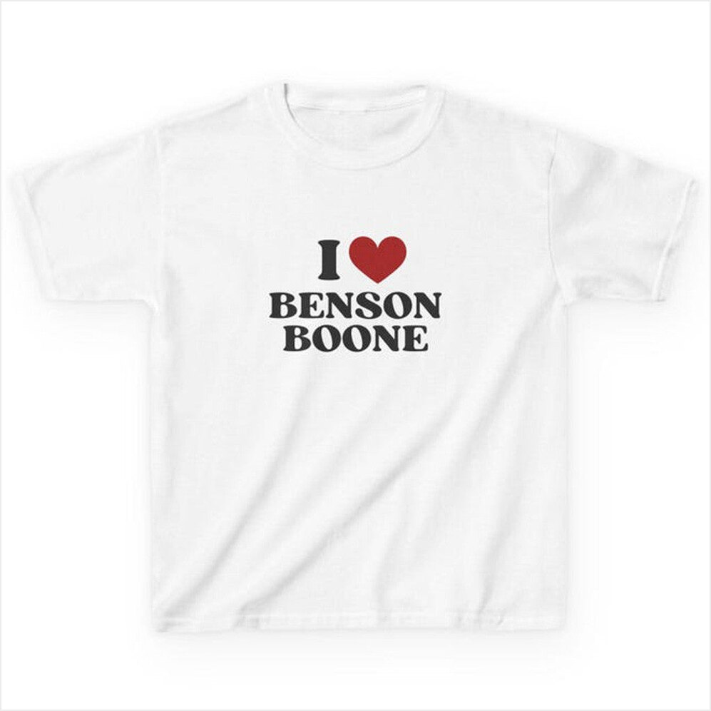 I Love Benson Boone T-Shirt Benson Boone Merch Birthday Gifts For Fans Best Friend Gifts