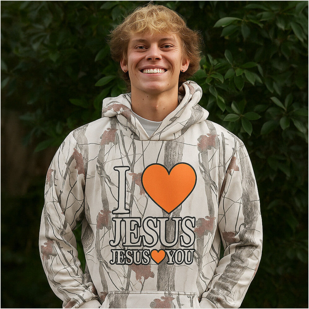 I Love J J Loves You Camo Hoodie Bryce Crawford Merch Gifts For Christian Gifts For Friends