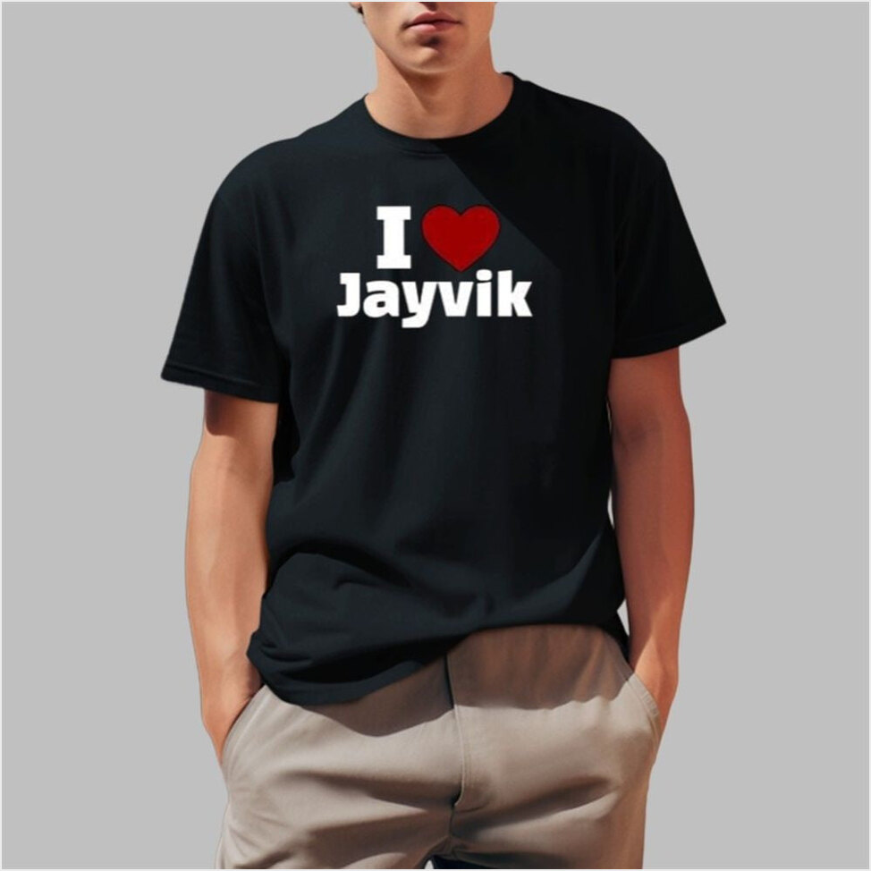 I Love Jayvik Shirt Gift Idea for Boyfriend Birthday Gifts For Friends Christmas Presents