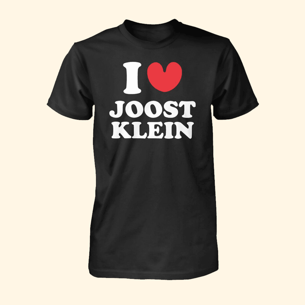 I Love Joost Klein T-Shirt Joost Klein Merch Gifts For Music Fans Father's Day Gifts For Besties