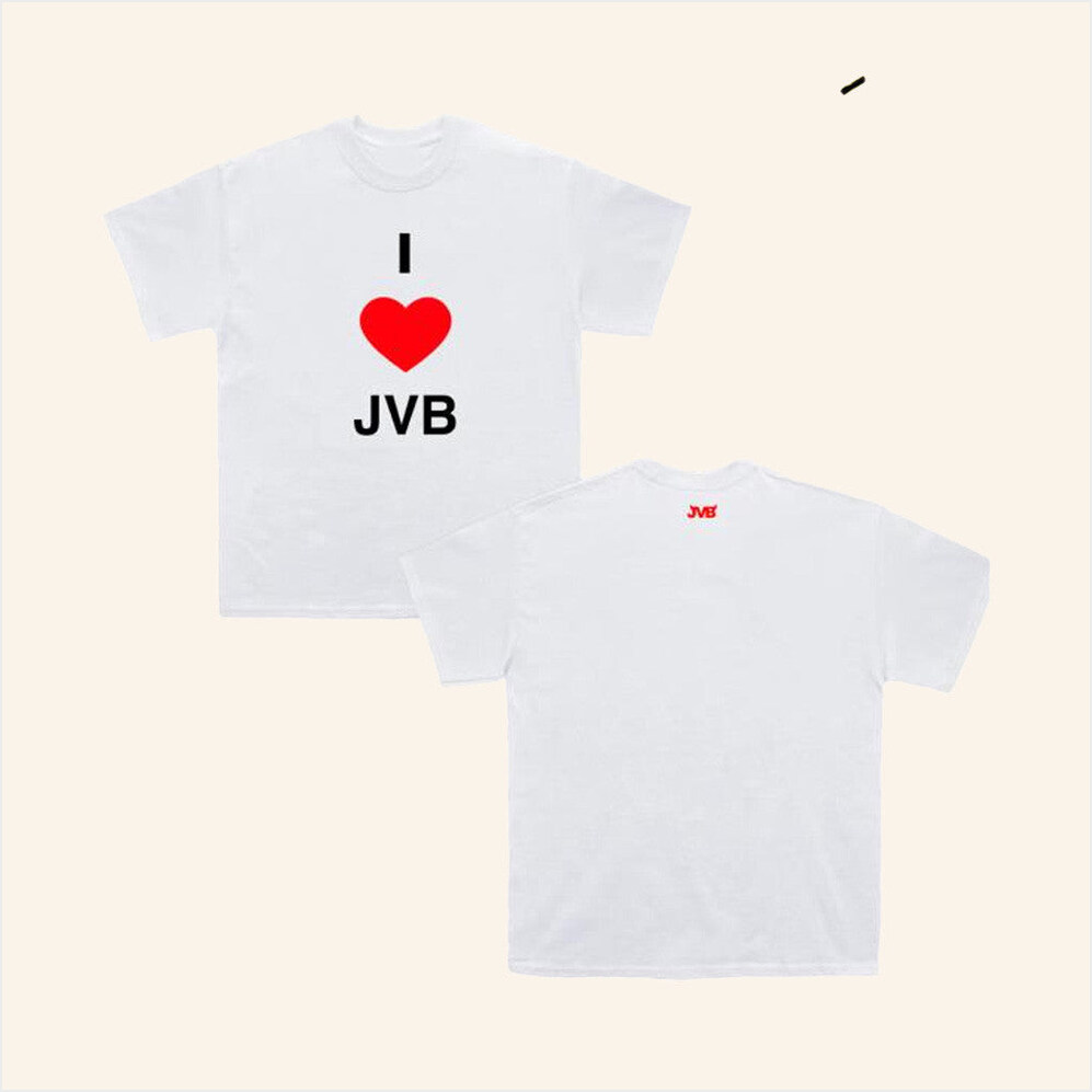 I Love Jvb White T-Shirt Joey Valence Brae Merch Best Friend Birthday Gifts Christmas Presents