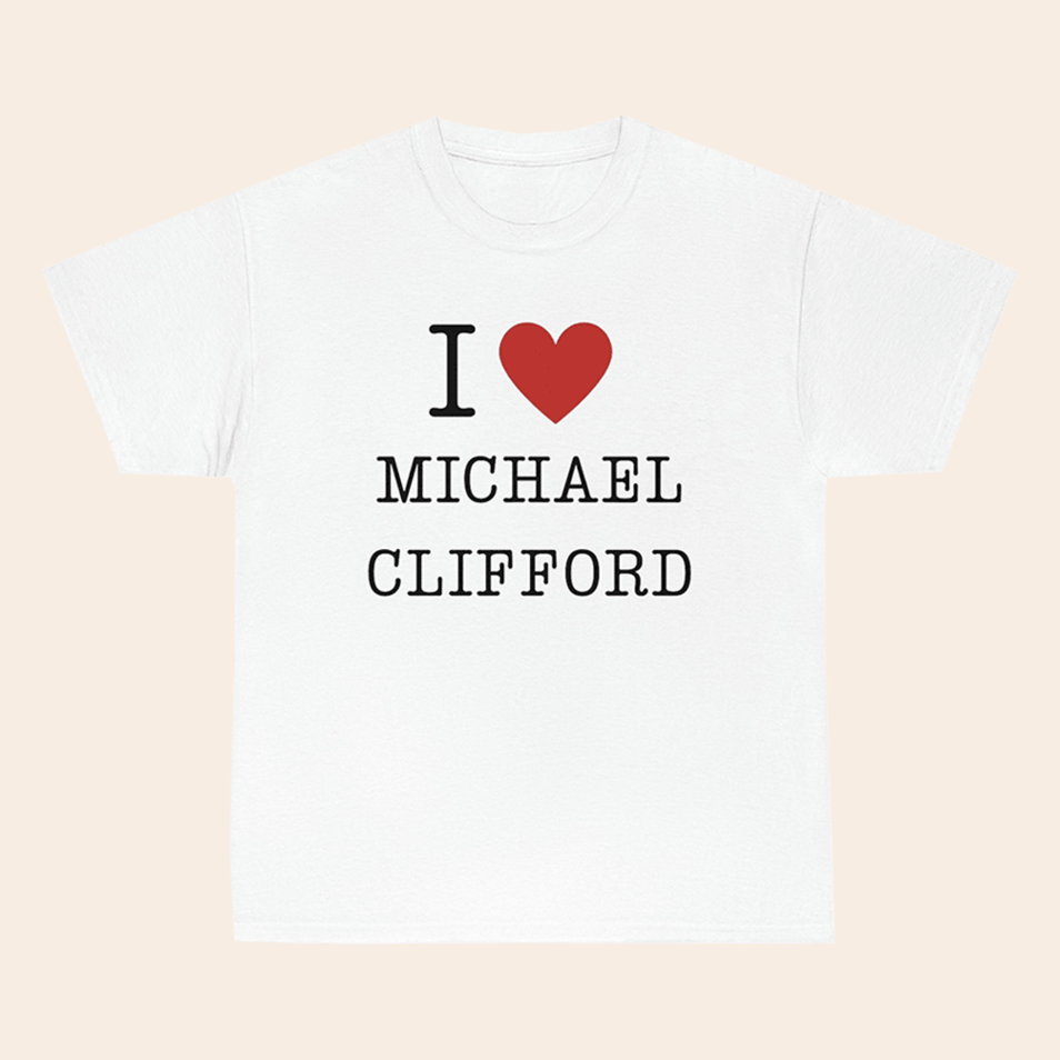 I Love Michael Clifford T-Shirt Michael Clifford Merch Mothers Day Birthday Gifts For Dad