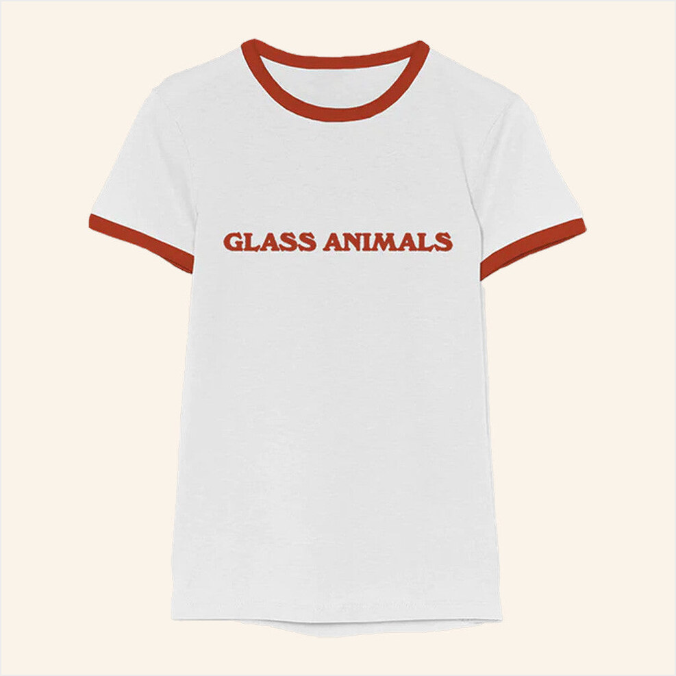 I Love You So Fing Much Tour Ringer T-Shirt Glass Animals Merch White Birthday Gifts For Sister