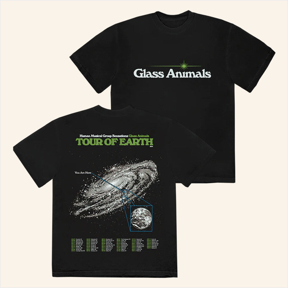 I Love You So Fking Much Tour T-Shirt Glass Animals Merch Black Birthday Gifts For BFF