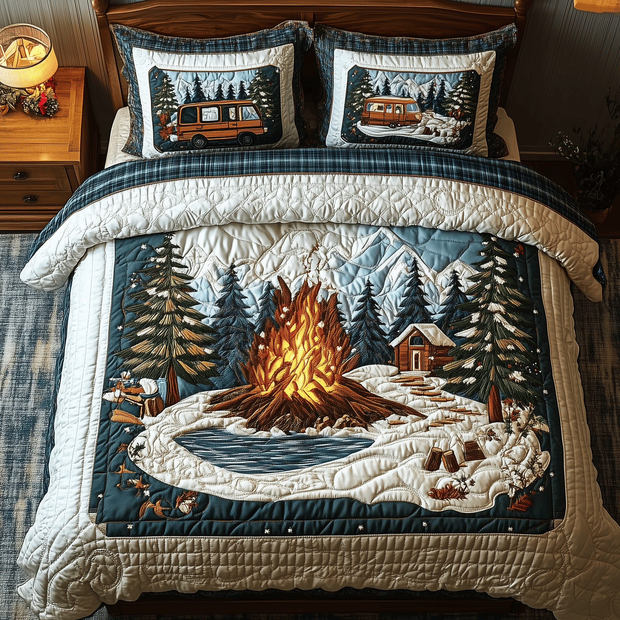I Need More Camping Quilted Bedding Set Stocking Stuffers For Dad