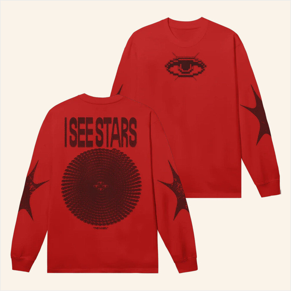 I See Stars The Wheel Long Sleeve T-Shirt Sumerian Records Merch Birthday Gifts For BFF