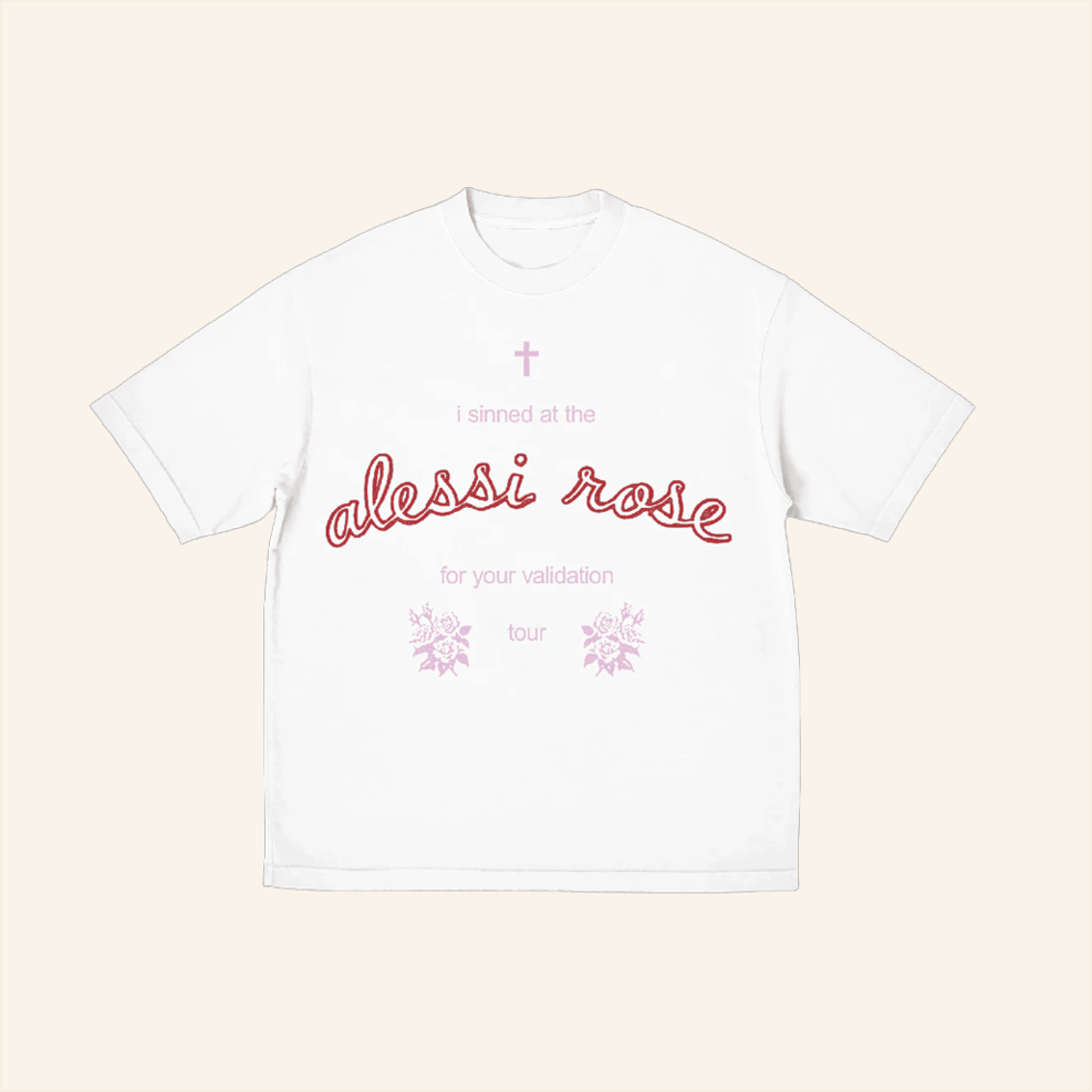 I Sinned T-Shirt Alessi Rose Music Merch Birthday Gifts For Wife Gifts For Best Friend