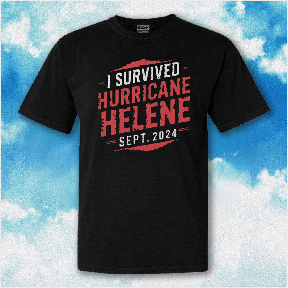 I Survived Hurricane Helene Florida Sept 2024 T-Shirt Hurricane Helene Shirt Birthday Gift