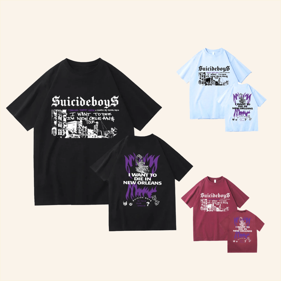 I Want To Die In New Orlean T-Shirt Birthday Gift Ideas Christmas Presents