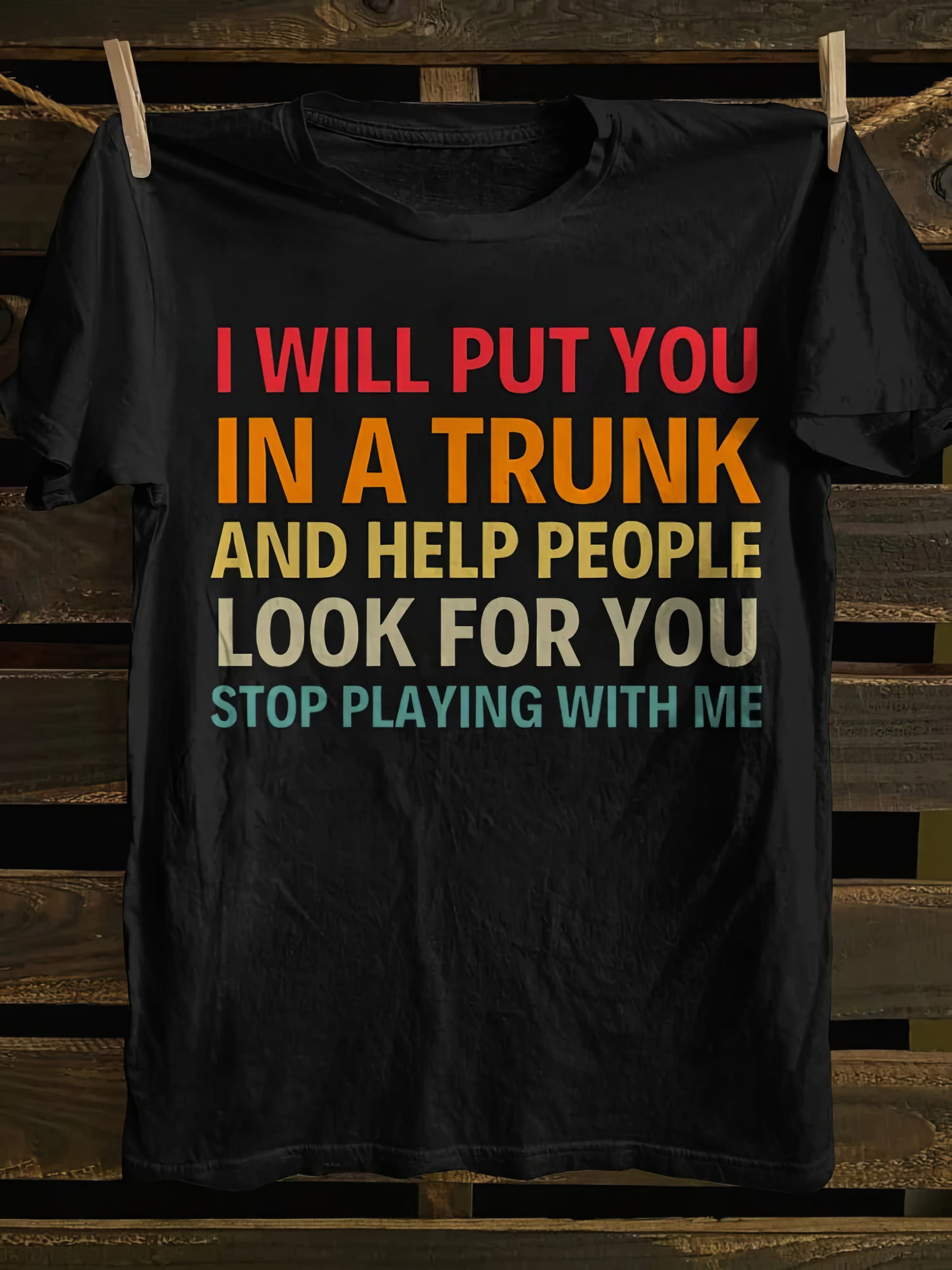 I Will Put You In A Trunk T-shirt Funny Shirts Sayings Gifts For Dudes