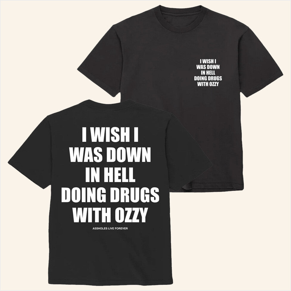 I Wish I Was In Hell Black T-Shirt Lindafinegold Merch Birthday Gift Ideas Christmas Presents