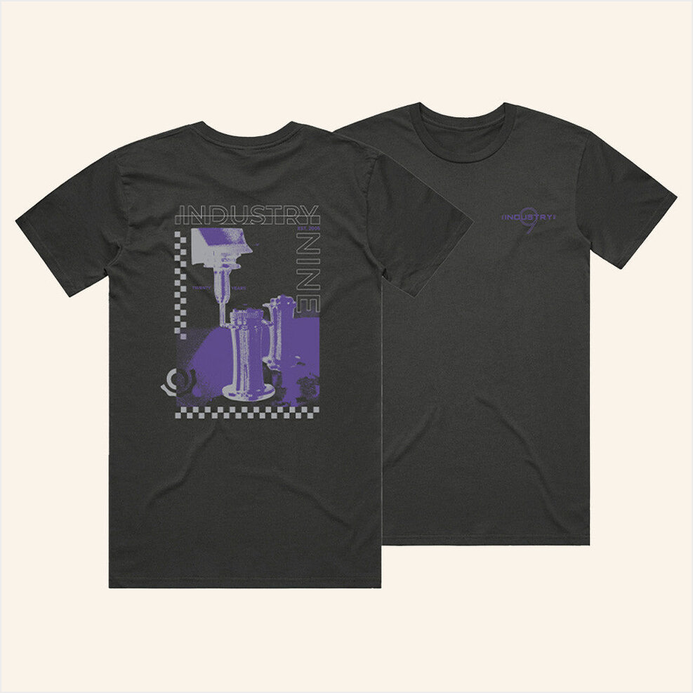 I9 20Th Anniversary Black T-Shirt Industry Nine Merch Birthday Gifts For Husband Gifts For BFF