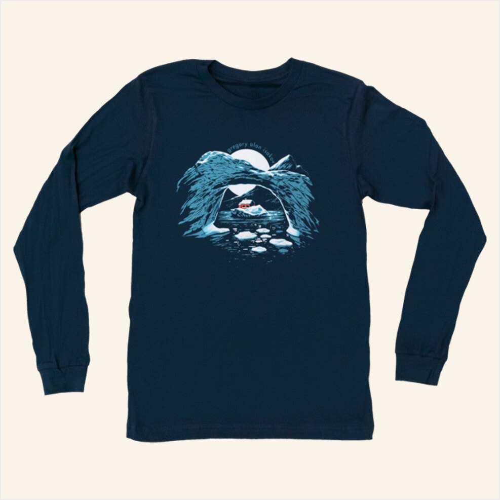 Ice Long Sleeve T-Shirt Gregory Alan Isakov Merch Present For Husband Gifts For Besties