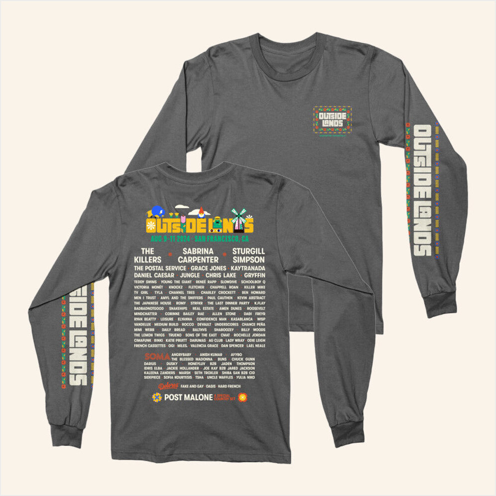 Icon Event Long Sleeve T-Shirt Outside Lands Merch Birthday Gifts For Boyfriend BFF Gifts