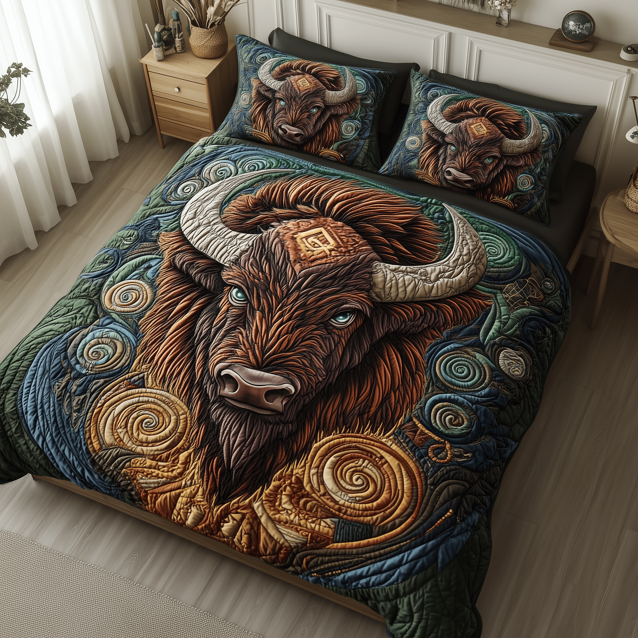 Icon Of The West Quilted Bedding Set Great Duvet Cover Bedspread Set Fathers Day Gift From Daughter