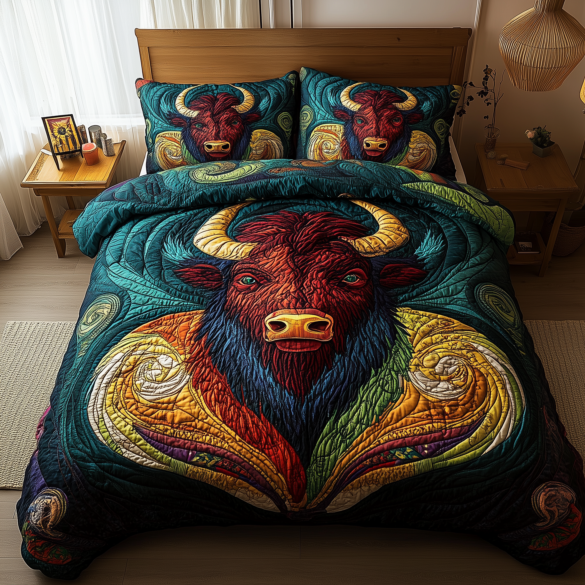 Icon Of The West Quilted Bedding Set Great Duvet Cover Bedspread Set Good Gifts For Dads