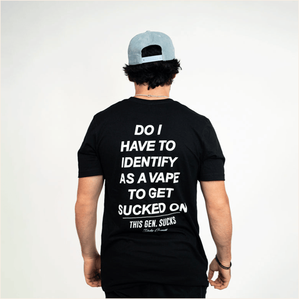 Identify As A Vape T-Shirt Duke Gomez Merch Best Father's Day Birthday Gifts For Husband