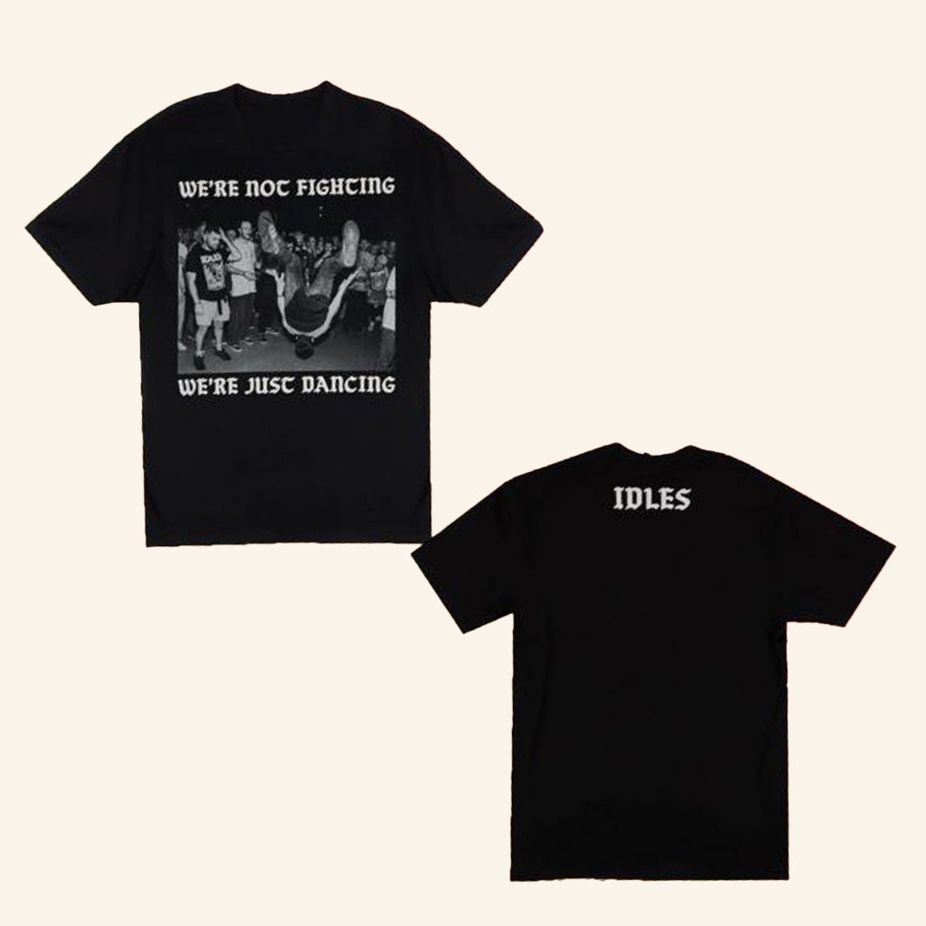 Idles Band Merch Weï¿½re Not Fighting Black T-Shirt Birthday Gift Ideas For Husband
