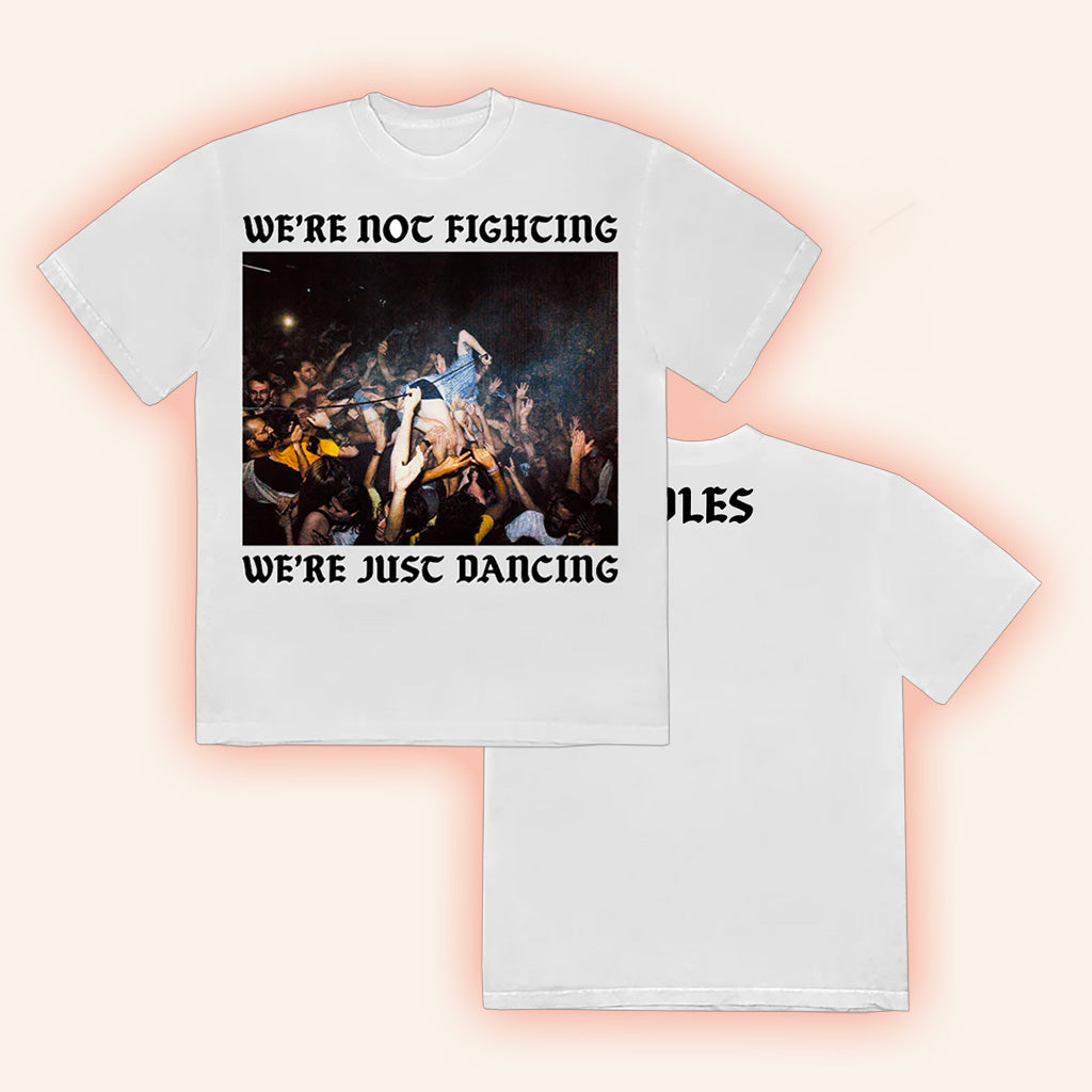 Idles Band Merch Weï¿½Re Not Fighting White T-Shirt Birthday Gift Ideas For Friends