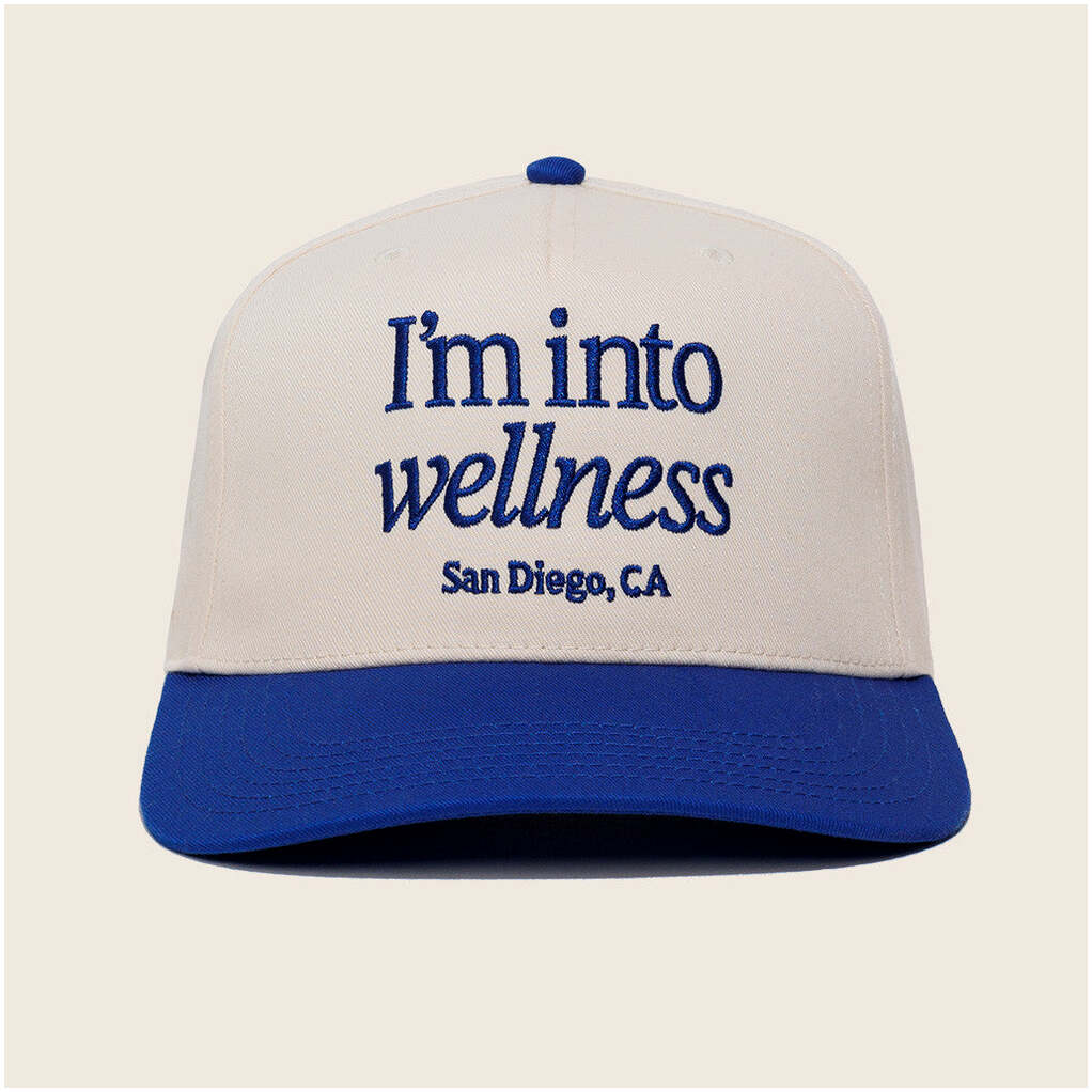 I'm Into Wellness Hat Embroidered San Diego CA Hat Gifts For Friends Birthday Gifts For Her