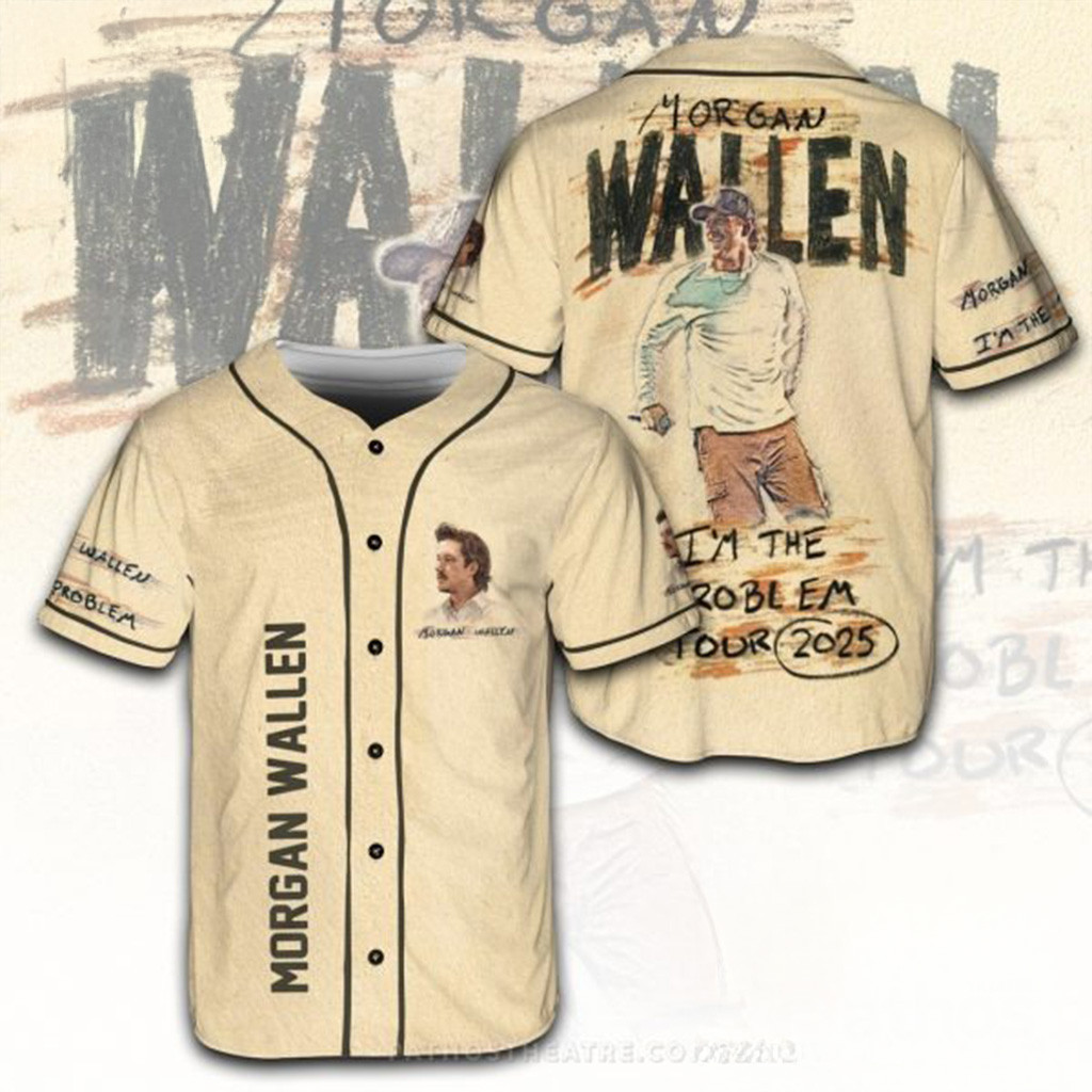 I’m The Problem Morgan Wallen Tour 2025 Baseball Jersey Cool Gifts For Music Lovers