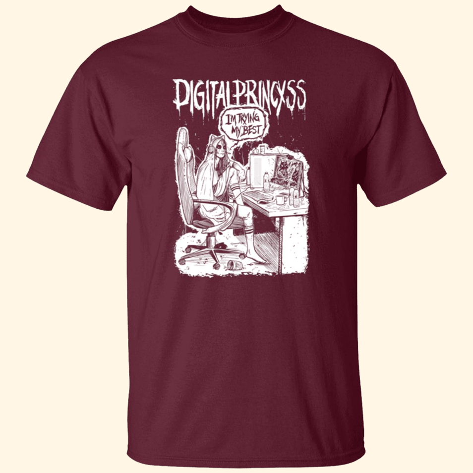I'm Trying My Best T-Shirt Digitalprincxss Merch Perfect Father's Day Gifts For Dad