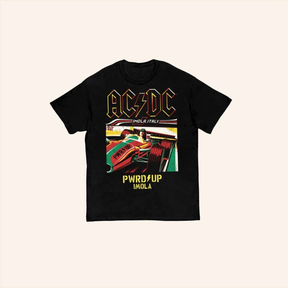 Imola Pwr Up T-Shirt ACDC Merch Gift Ideas For Husband Birthday Gift Ideas Christmas Presents