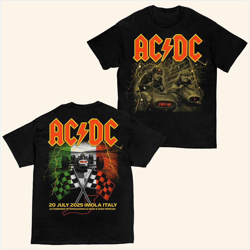 Imola Pwr Up Tour T-Shirt ACDC Merch Birthday Gifts For Music Lovers Best Friend Gifts