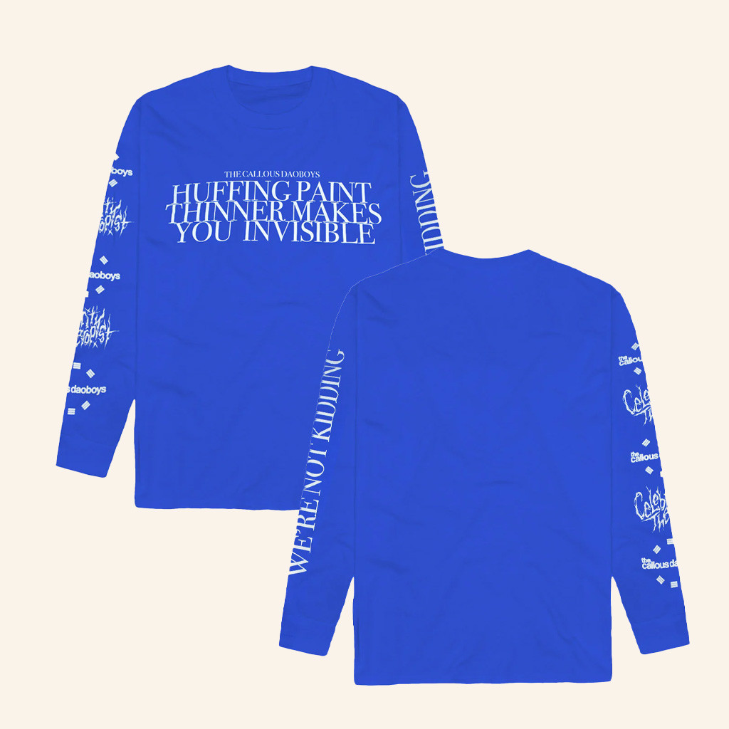 Impericon Merch The Callous Daoboys Invisible Royal Long Sleeve Shirt Friends Gifts