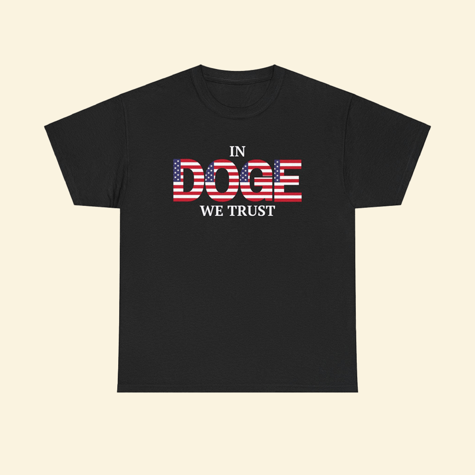 In Doge We Trust Shirt Gifts For Crypto Dogecoin Enthusiast Father's Day Birthday Gift Ideas