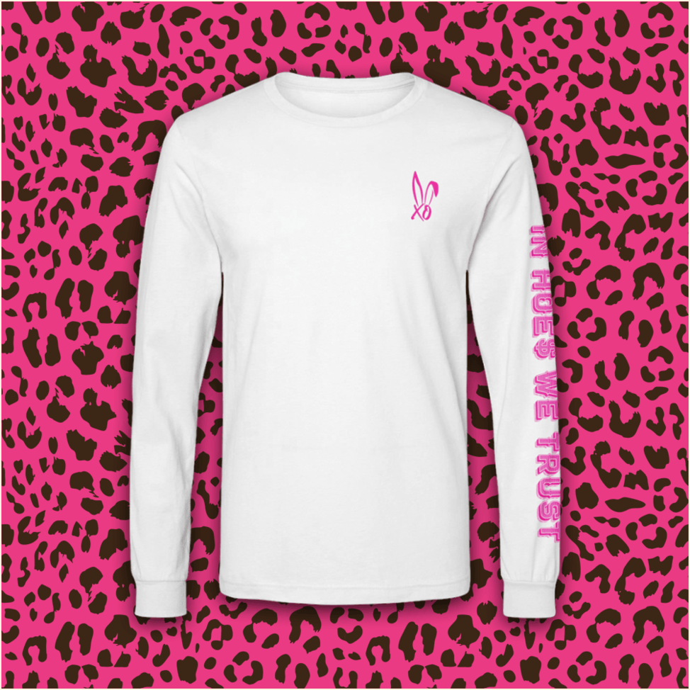 In Hoes We Trust Long Sleeve Shirt Bunnie XO Merch Mother'sDay Birthday Gifts 2025 BFF Gifts