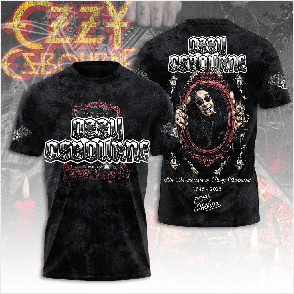 In Memoriam Of Ozzy Osbourne Shirt RIP Ozzy Osbourne Merch Gifts For Father Gifts For Besties