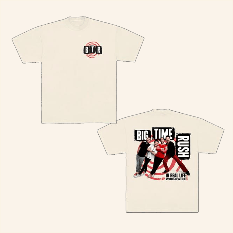 In Real Life Worldwide 2025 Shirt Big Time Rush Merch Birthday Gifts For Fans Gifts For Besties