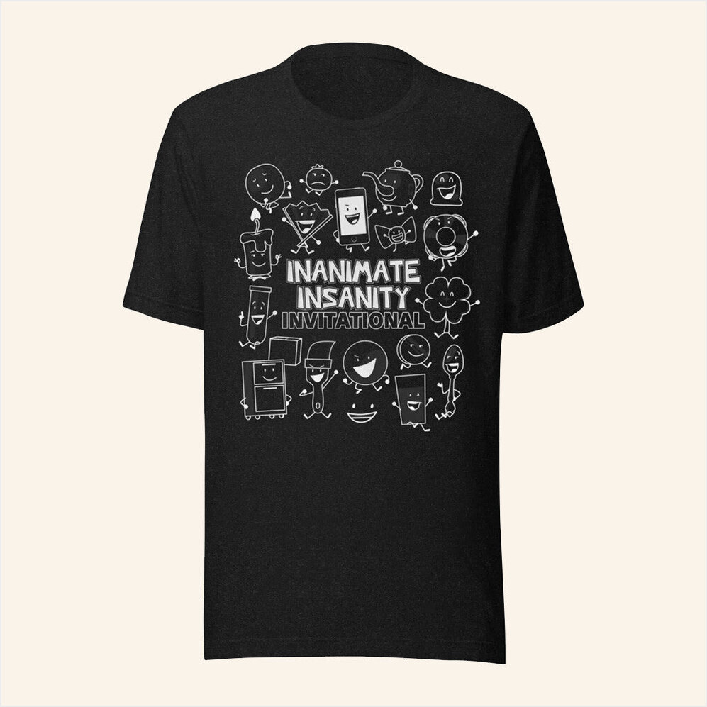 Inanimate Insanity Black And White T-Shirt Creatorink Merch Birthday Gifts For Friends