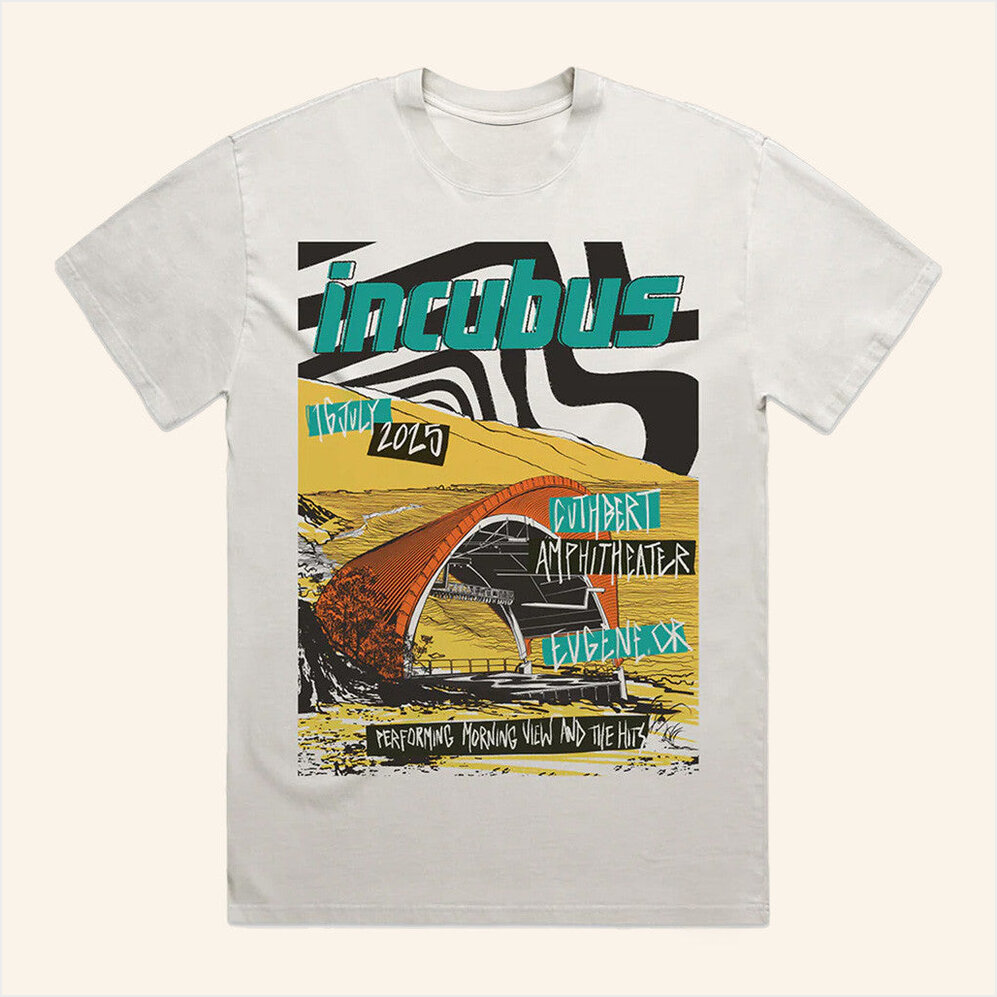 Incubus Limited Edition Eugene 2025 Event T-Shirt Incubushq Merch Birthday Gifts For Him